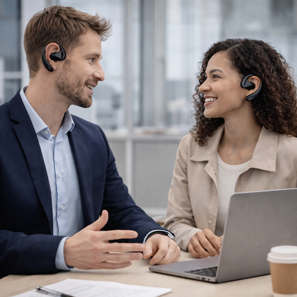Using TalkBuds for business communication