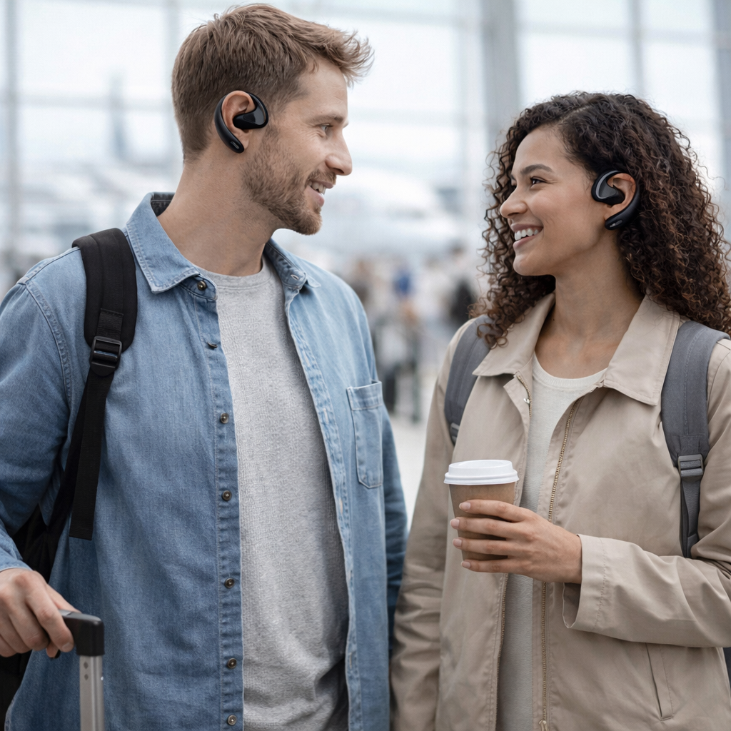 Using TalkBuds while traveling abroad