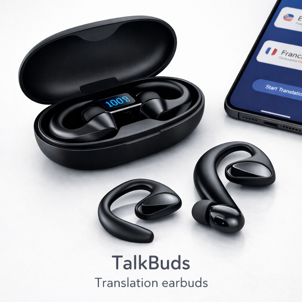 TalkBuds translation earbuds offer visual